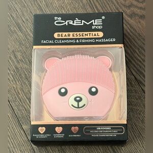 The Crème Shop Bear Essential Pink Facial Cleansing & Firming Massager